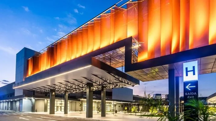 Transamerica Expo Center exterior in São Paulo